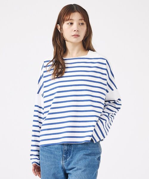 Rouge vif la cle / ルージュ・ヴィフ ラクレ Tシャツ | 【MONT KEMMEL/モン ケメル】ワイドバスクシャツ / ボーダーロングス | 詳細5