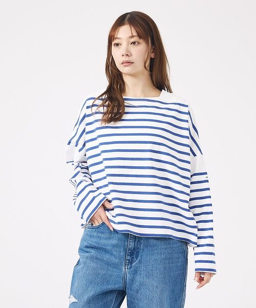 Rouge vif la cle / ルージュ・ヴィフ ラクレ Tシャツ | 【MONT KEMMEL/モン ケメル】ワイドバスクシャツ / ボーダーロングス | 詳細6