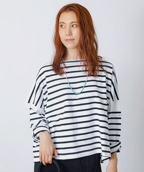 Rouge vif la cle / ルージュ・ヴィフ ラクレ Tシャツ | 【MONT KEMMEL/モン ケメル】ワイドバスクシャツ / ボーダーロングス | 詳細14