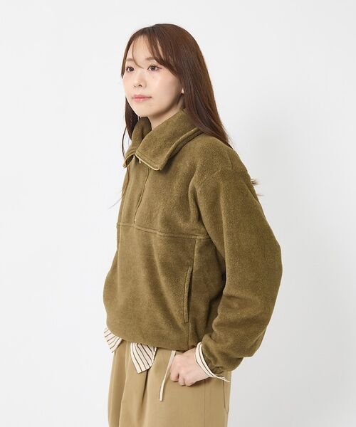 Rouge vif la cle / ルージュ・ヴィフ ラクレ スウェット | 【MICA&DEAL/マイカアンドディール】フリース ジップ プルオーバー/長袖 | 詳細11