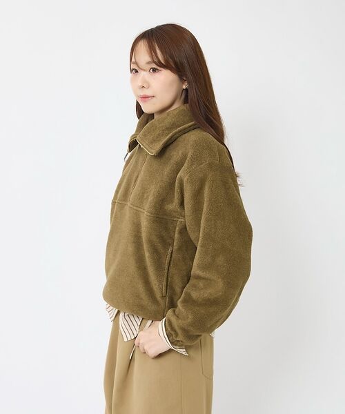 Rouge vif la cle / ルージュ・ヴィフ ラクレ スウェット | 【MICA&DEAL/マイカアンドディール】フリース ジップ プルオーバー/長袖 | 詳細12