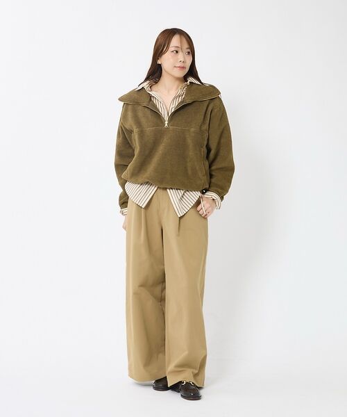 Rouge vif la cle / ルージュ・ヴィフ ラクレ スウェット | 【MICA&DEAL/マイカアンドディール】フリース ジップ プルオーバー/長袖 | 詳細8