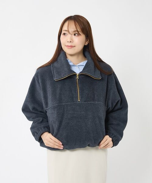 Rouge vif la cle / ルージュ・ヴィフ ラクレ スウェット | 【MICA&DEAL/マイカアンドディール】フリース ジップ プルオーバー/長袖 | 詳細20