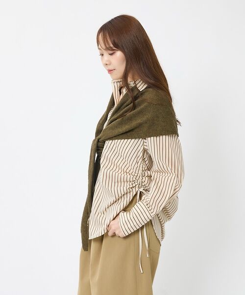 Rouge vif la cle / ルージュ・ヴィフ ラクレ バンダナ・スカーフ | 【MICA&DEAL/マイカアンドディール】トライアングルストール/ウール/三角 | 詳細14