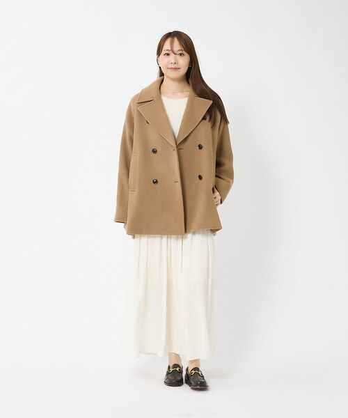 Rouge vif la cle / ルージュ・ヴィフ ラクレ ピーコート | 【MICA&DEAL/マイカアンドディール】Pコート/アウター/ダブルボタン【予 | 詳細1