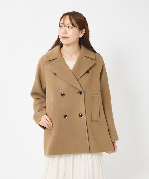 Rouge vif la cle / ルージュ・ヴィフ ラクレ ピーコート | 【MICA&DEAL/マイカアンドディール】Pコート/アウター/ダブルボタン【予 | 詳細10