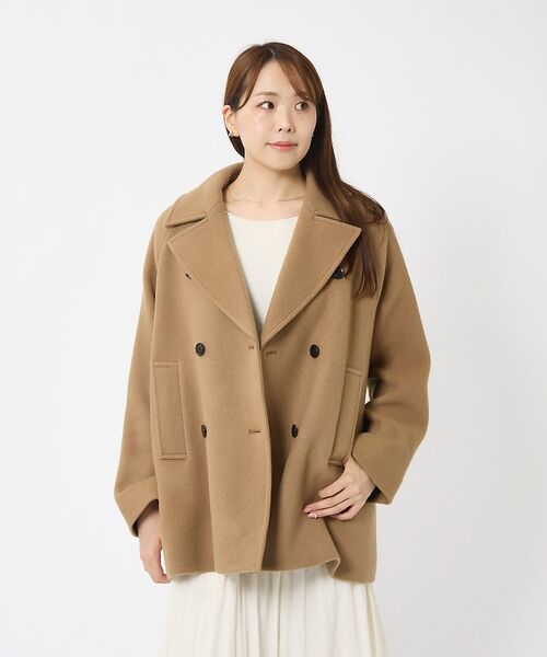 Rouge vif la cle / ルージュ・ヴィフ ラクレ ピーコート | 【MICA&DEAL/マイカアンドディール】Pコート/アウター/ダブルボタン【予 | 詳細5