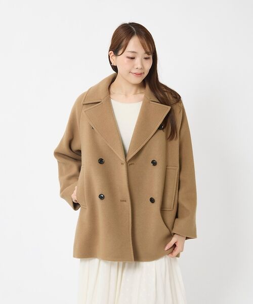 Rouge vif la cle / ルージュ・ヴィフ ラクレ ピーコート | 【MICA&DEAL/マイカアンドディール】Pコート/アウター/ダブルボタン【予 | 詳細6