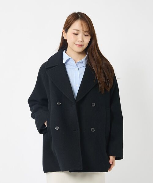 Rouge vif la cle / ルージュ・ヴィフ ラクレ ピーコート | 【MICA&DEAL/マイカアンドディール】Pコート/アウター/ダブルボタン【予 | 詳細21