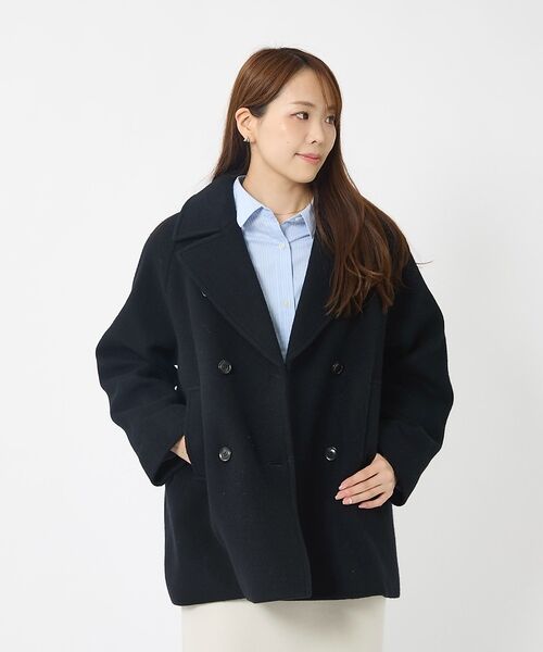 Rouge vif la cle / ルージュ・ヴィフ ラクレ ピーコート | 【MICA&DEAL/マイカアンドディール】Pコート/アウター/ダブルボタン【予 | 詳細23