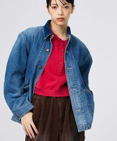 Rouge vif la cle / ルージュ・ヴィフ ラクレ ブルゾン | 【REMI RELIEF/レミレリーフ】9.5ozネップDENIMカバーオール（