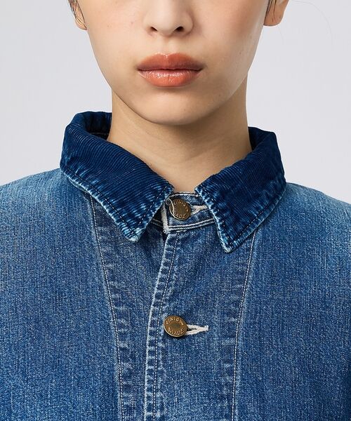 Rouge vif la cle / ルージュ・ヴィフ ラクレ ブルゾン | 【REMI RELIEF/レミレリーフ】9.5ozネップDENIMカバーオール（ | 詳細11