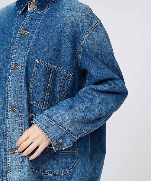 Rouge vif la cle / ルージュ・ヴィフ ラクレ ブルゾン | 【REMI RELIEF/レミレリーフ】9.5ozネップDENIMカバーオール（ | 詳細12