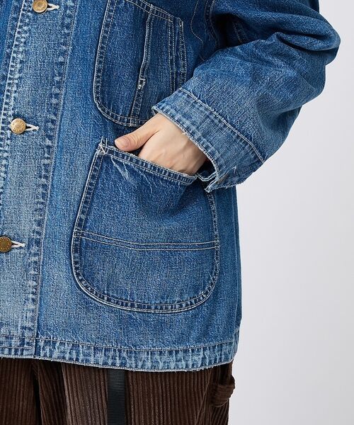 Rouge vif la cle / ルージュ・ヴィフ ラクレ ブルゾン | 【REMI RELIEF/レミレリーフ】9.5ozネップDENIMカバーオール（ | 詳細13