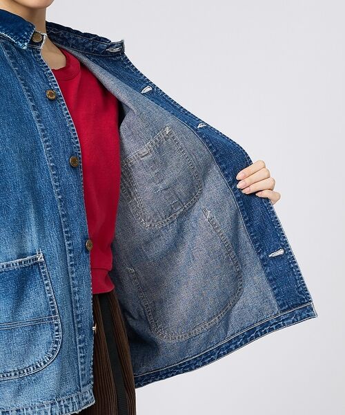 Rouge vif la cle / ルージュ・ヴィフ ラクレ ブルゾン | 【REMI RELIEF/レミレリーフ】9.5ozネップDENIMカバーオール（ | 詳細17