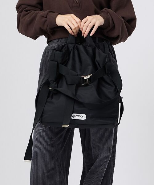 Rouge vif la cle / ルージュ・ヴィフ ラクレ ショルダーバッグ | 【OUTDOOR PRODUCTS / アウトドアプロダクツ】2WAY巾着ベルト | 詳細2