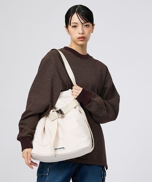 Rouge vif la cle / ルージュ・ヴィフ ラクレ ショルダーバッグ | 【OUTDOOR PRODUCTS / アウトドアプロダクツ】2WAY巾着ベルト | 詳細20