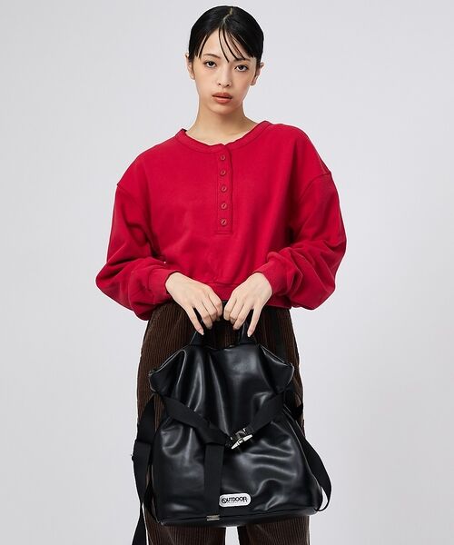 Rouge vif la cle / ルージュ・ヴィフ ラクレ ショルダーバッグ | 【OUTDOOR PRODUCTS / アウトドアプロダクツ】2WAY巾着ベルト | 詳細1