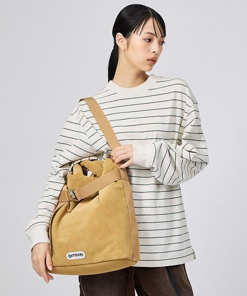 Rouge vif la cle / ルージュ・ヴィフ ラクレ ショルダーバッグ | 【OUTDOOR PRODUCTS / アウトドアプロダクツ】2WAY巾着ベルト | 詳細3