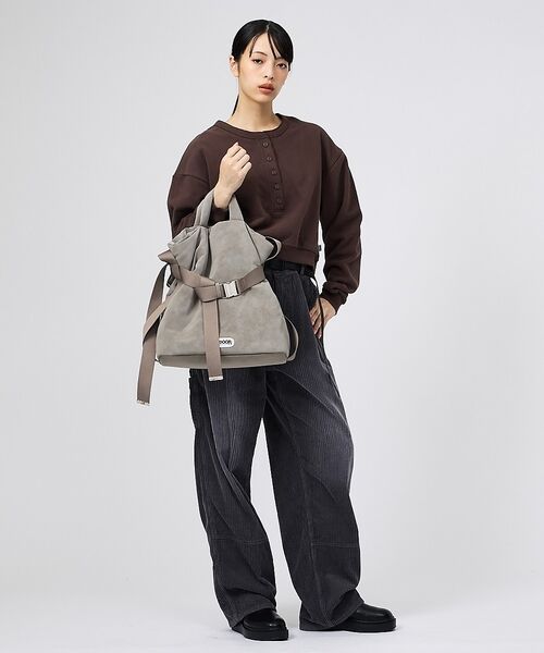 Rouge vif la cle / ルージュ・ヴィフ ラクレ ショルダーバッグ | 【OUTDOOR PRODUCTS / アウトドアプロダクツ】2WAY巾着ベルト | 詳細16