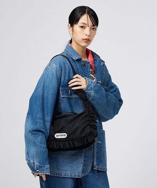 Rouge vif la cle / ルージュ・ヴィフ ラクレ ショルダーバッグ | 【OUTDOOR PRODUCTS / アウトドアプロダクツ】ナイロンフリルショ | 詳細1