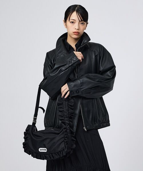 Rouge vif la cle / ルージュ・ヴィフ ラクレ ショルダーバッグ | 【OUTDOOR PRODUCTS / アウトドアプロダクツ】ナイロンフリルショ | 詳細5