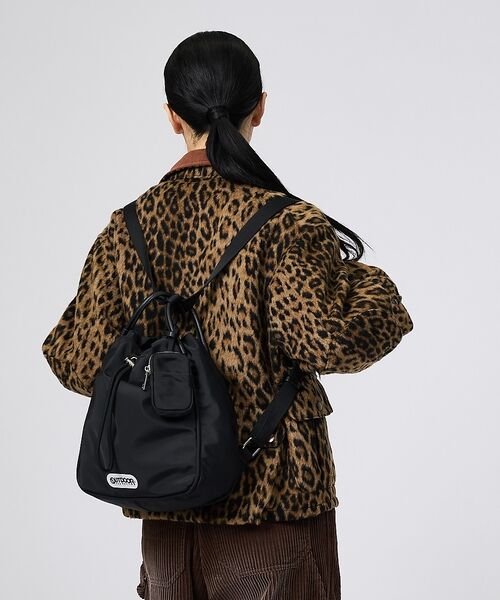 Rouge vif la cle / ルージュ・ヴィフ ラクレ リュック・バックパック | 【OUTDOOR PRODUCTS / アウトドアプロダクツ】巾着2WAYリュッ | 詳細4