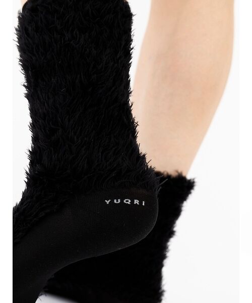 Rouge vif la cle / ルージュ・ヴィフ ラクレ ソックス | 【YUQRI/ユクリ】Faux fur/靴下/ファー/もこもこ/ギフト【WEB限 | 詳細2
