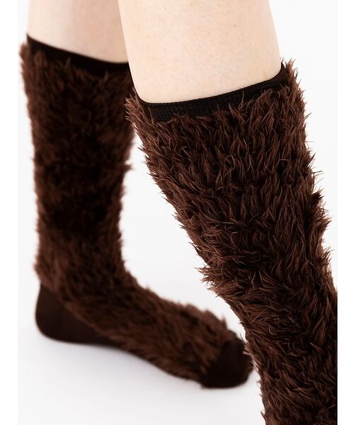Rouge vif la cle / ルージュ・ヴィフ ラクレ ソックス | 【YUQRI/ユクリ】Faux fur/靴下/ファー/もこもこ/ギフト【WEB限 | 詳細15