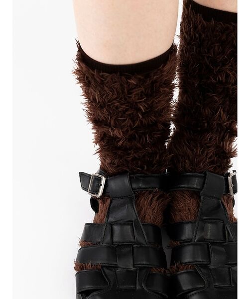 Rouge vif la cle / ルージュ・ヴィフ ラクレ ソックス | 【YUQRI/ユクリ】Faux fur/靴下/ファー/もこもこ/ギフト【WEB限 | 詳細16