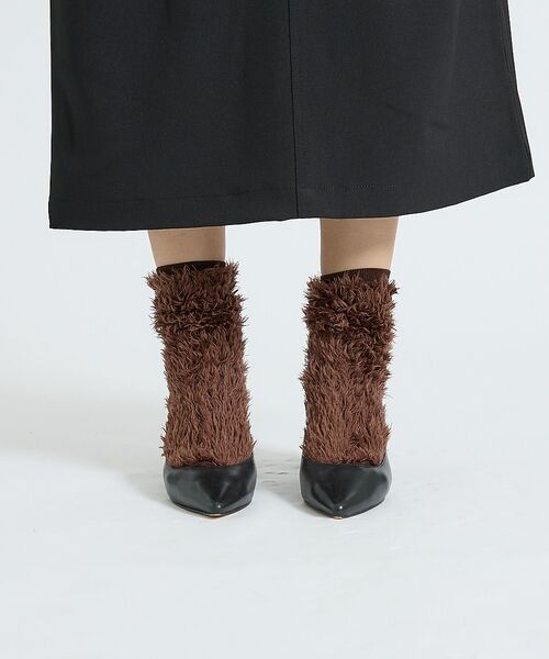 Rouge vif la cle / ルージュ・ヴィフ ラクレ ソックス | 【YUQRI/ユクリ】Faux fur/靴下/ファー/もこもこ/ギフト【WEB限 | 詳細18