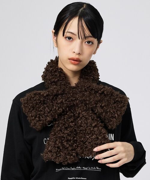 Rouge vif la cle / ルージュ・ヴィフ ラクレ マフラー・ショール・スヌード・ストール | 【Casselini/キャセリーニ】リボンティペット/マフラー/アニマル/リボン | 詳細2