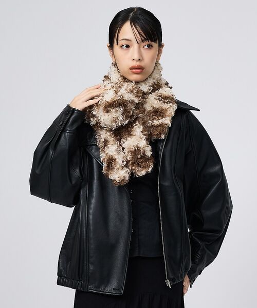 Rouge vif la cle / ルージュ・ヴィフ ラクレ マフラー・ショール・スヌード・ストール | 【Casselini/キャセリーニ】ドッグモチーフマフラー/犬/ドッグ/マフラー | 詳細10