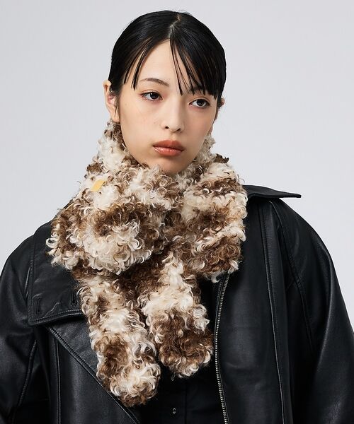 Rouge vif la cle / ルージュ・ヴィフ ラクレ マフラー・ショール・スヌード・ストール | 【Casselini/キャセリーニ】ドッグモチーフマフラー/犬/ドッグ/マフラー | 詳細11