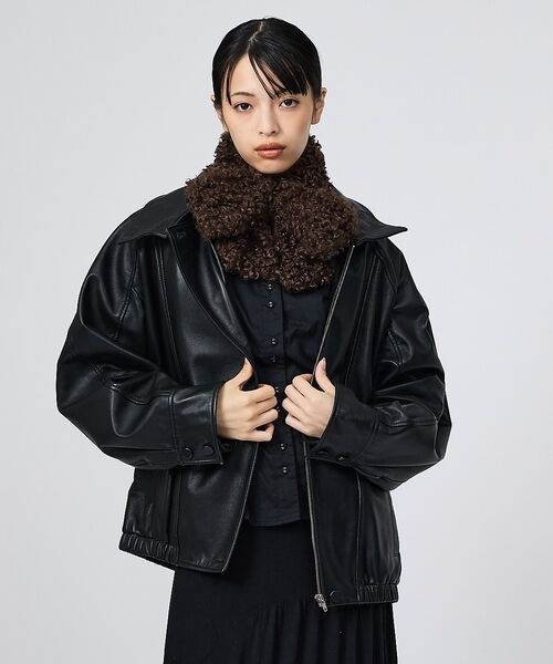 Rouge vif la cle / ルージュ・ヴィフ ラクレ マフラー・ショール・スヌード・ストール | 【Casselini/キャセリーニ】ミニリボンティペット/マフラー/リボン【予約 | 詳細1