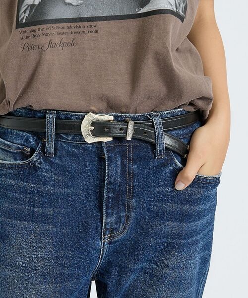 Rouge vif la cle / ルージュ・ヴィフ ラクレ ベルト・サスペンダー | 【TORY LEATHER / トリーレザー】3/4inch Narrow We（ブラック）
