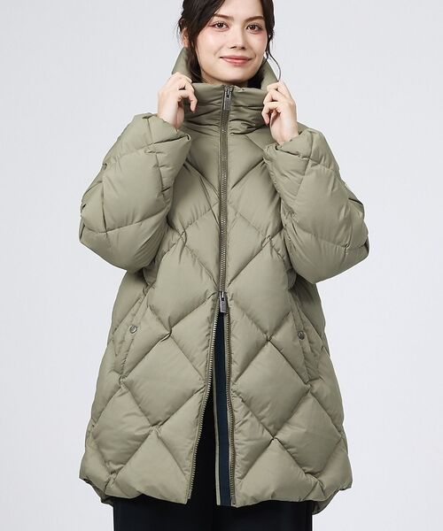 Rouge vif la cle / ルージュ・ヴィフ ラクレ ダウンジャケット・ベスト | 【PYRENEX/ピレネックス】ADELE PARKA/アデイルパーカー/HWA（モスグリーン）