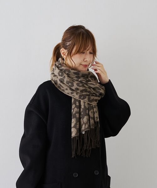 Rouge vif la cle / ルージュ・ヴィフ ラクレ サングラス・メガネ | 【一部店舗限定】レオパードジャガードストール/マフラー | 詳細2