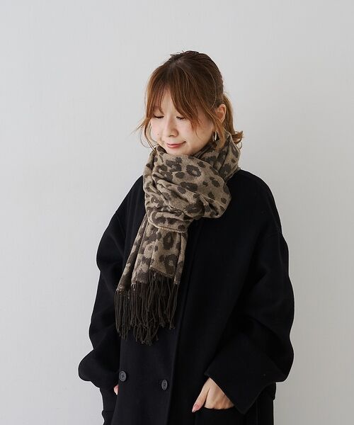 Rouge vif la cle / ルージュ・ヴィフ ラクレ サングラス・メガネ | 【一部店舗限定】レオパードジャガードストール/マフラー | 詳細5