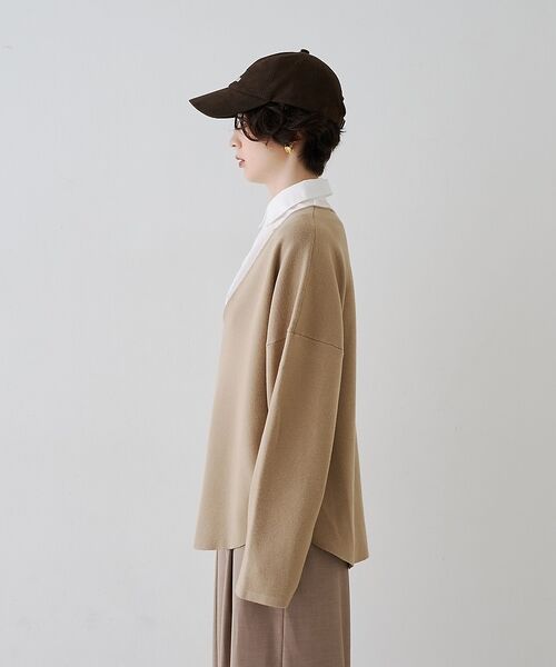 Rouge vif la cle / ルージュ・ヴィフ ラクレ ニット・セーター | レイヤード風シャツドッキングニットプルオーバー【予約】 | 詳細12