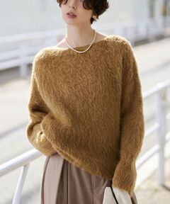 Rouge vif la cle / ルージュ・ヴィフ ラクレ ニット・セーター | モヘア混シャギーニットプルオーバー【予約】