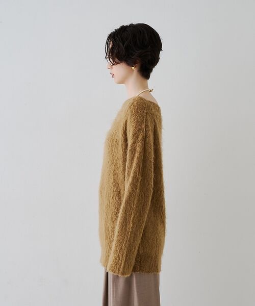 Rouge vif la cle / ルージュ・ヴィフ ラクレ ニット・セーター | モヘア混シャギーニットプルオーバー【予約】 | 詳細14