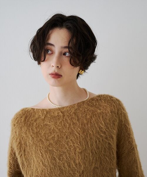 Rouge vif la cle / ルージュ・ヴィフ ラクレ ニット・セーター | モヘア混シャギーニットプルオーバー【予約】 | 詳細16