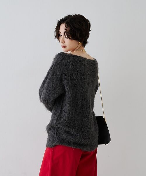 Rouge vif la cle / ルージュ・ヴィフ ラクレ ニット・セーター | モヘア混シャギーニットプルオーバー【予約】 | 詳細23