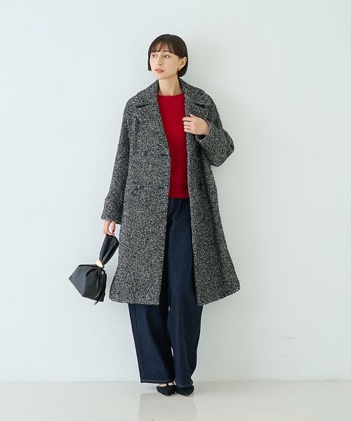 Rouge vif la cle / ルージュ・ヴィフ ラクレ アウター | 【TICCA/ティッカ】別注ループツイードテントコート/日本製【予約】 | 詳細17