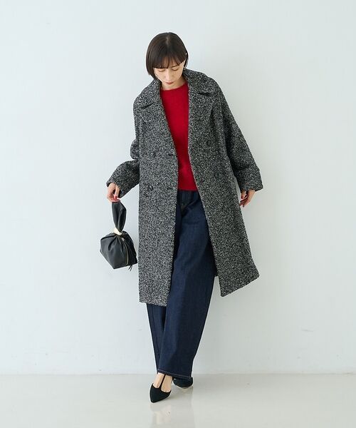 Rouge vif la cle / ルージュ・ヴィフ ラクレ アウター | 【TICCA/ティッカ】別注ループツイードテントコート/日本製【予約】 | 詳細18