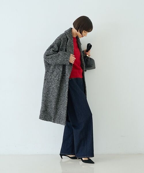 Rouge vif la cle / ルージュ・ヴィフ ラクレ アウター | 【TICCA/ティッカ】別注ループツイードテントコート/日本製【予約】 | 詳細20