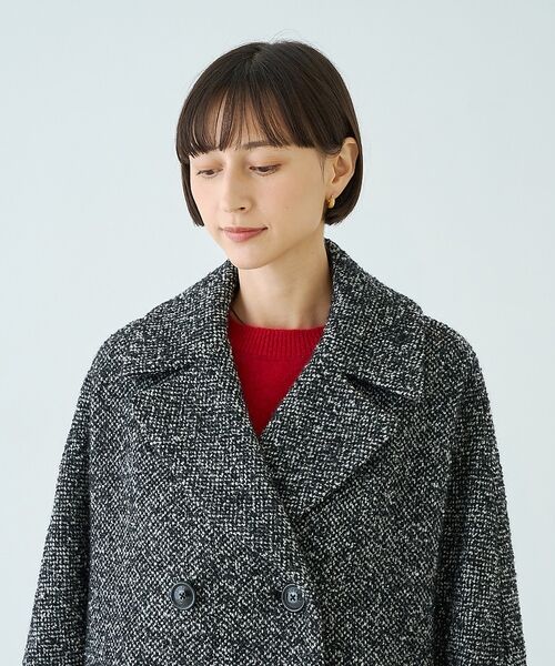 Rouge vif la cle / ルージュ・ヴィフ ラクレ アウター | 【TICCA/ティッカ】別注ループツイードテントコート/日本製【予約】 | 詳細24