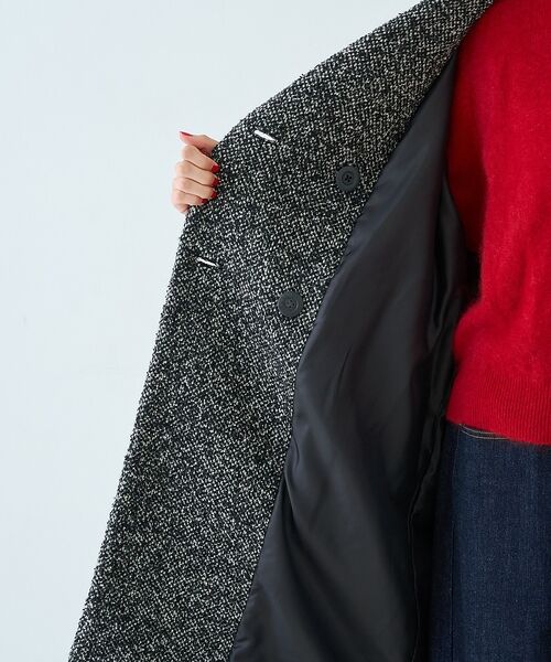 Rouge vif la cle / ルージュ・ヴィフ ラクレ アウター | 【TICCA/ティッカ】別注ループツイードテントコート/日本製【予約】 | 詳細30