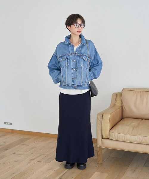 Rouge vif la cle / ルージュ・ヴィフ ラクレ Gジャン・デニムジャケット | 【定番人気追加/Levi's/リーバイス】90S TRUCKER トラッカージャ | 詳細16